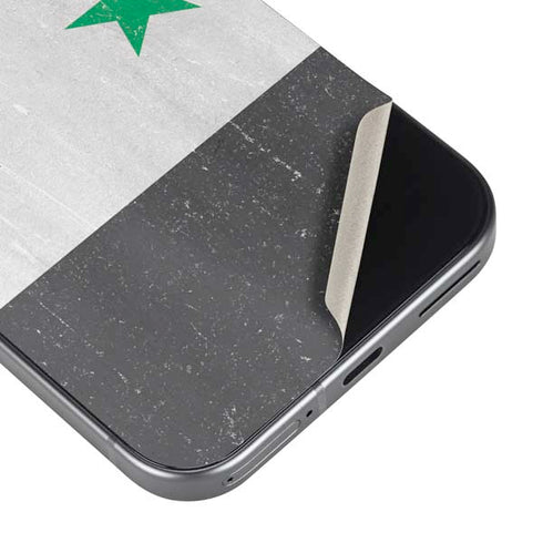 Syria Flag Distressed Google Pixel 9a Skin
